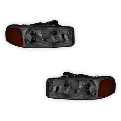 GMC Yukon XL 1500 SLE / SLT (2000 - 2006) Replacement Headlights LH + RH