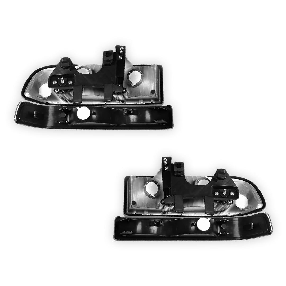Chevrolet S10 LS / LT / ZR2 (1998 - 2004) Replacement Headlights and Bumper Lights LH + RH