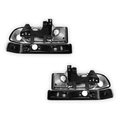 Chevrolet S10 LS / LT / ZR2 (1998 - 2004) Replacement Headlights and Bumper Lights LH + RH