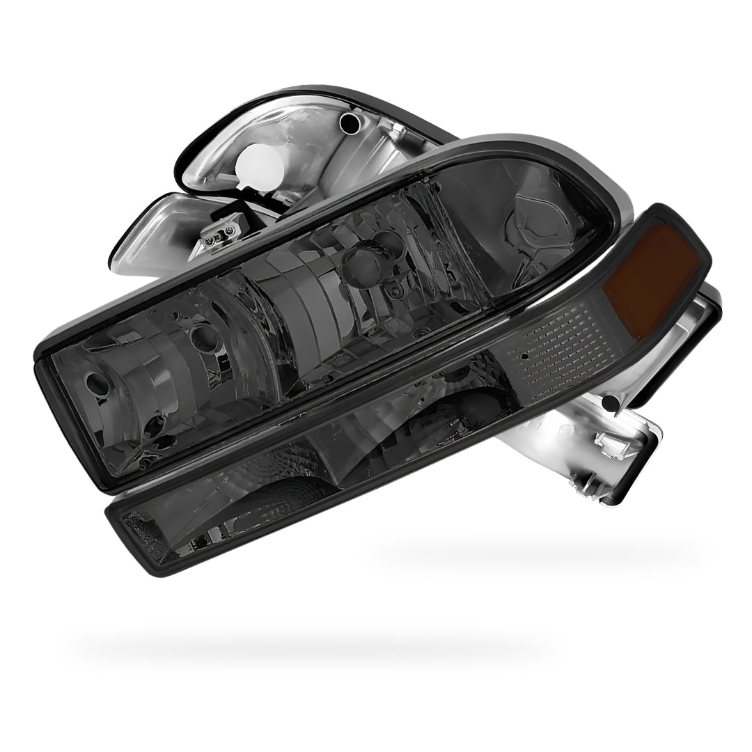 Chevrolet S10 LS / LT / ZR2 (1998 - 2004) Replacement Headlights and Bumper Lights LH + RH