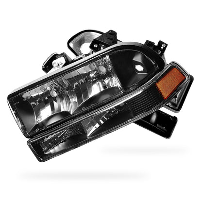 Chevrolet Blazer (1998 - 2004) Replacement Headlights and Bumper Lights LH + RH