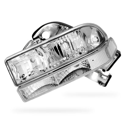 Chevrolet Blazer (1998 - 2004) Replacement Headlights and Bumper Lights LH + RH