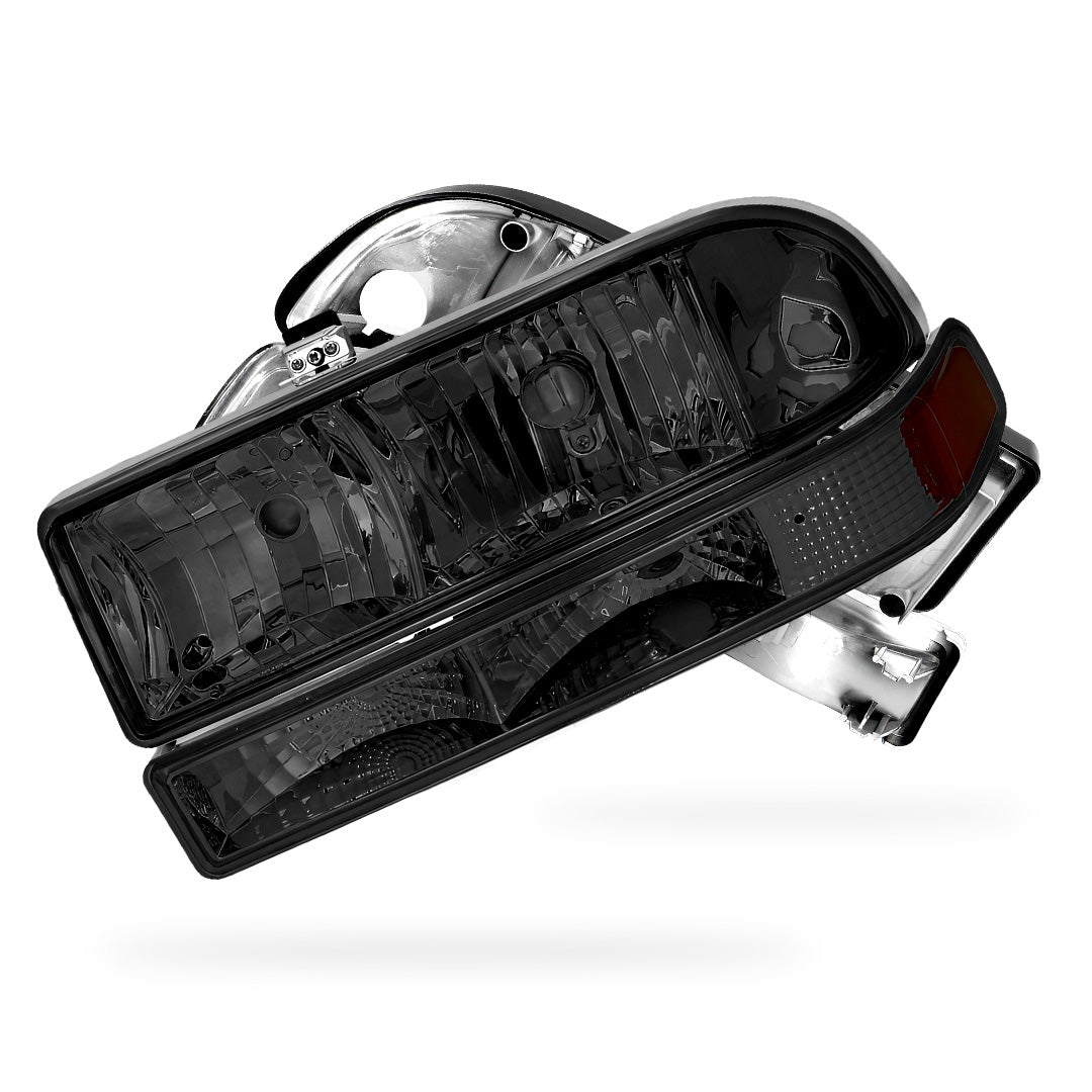Chevrolet Blazer (1998 - 2004) Replacement Headlights and Bumper Lights LH + RH