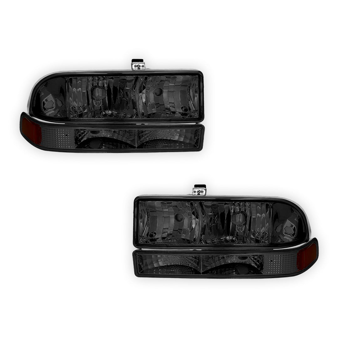 Chevrolet Blazer (1998 - 2004) Replacement Headlights and Bumper Lights LH + RH