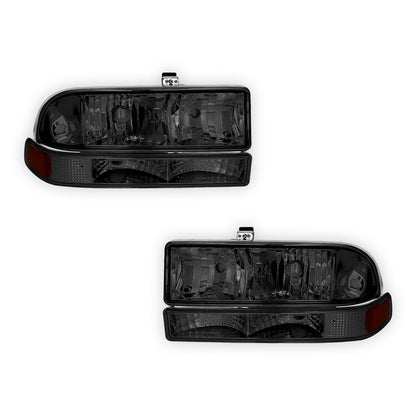 Chevrolet Blazer (1998 - 2004) Replacement Headlights and Bumper Lights LH + RH