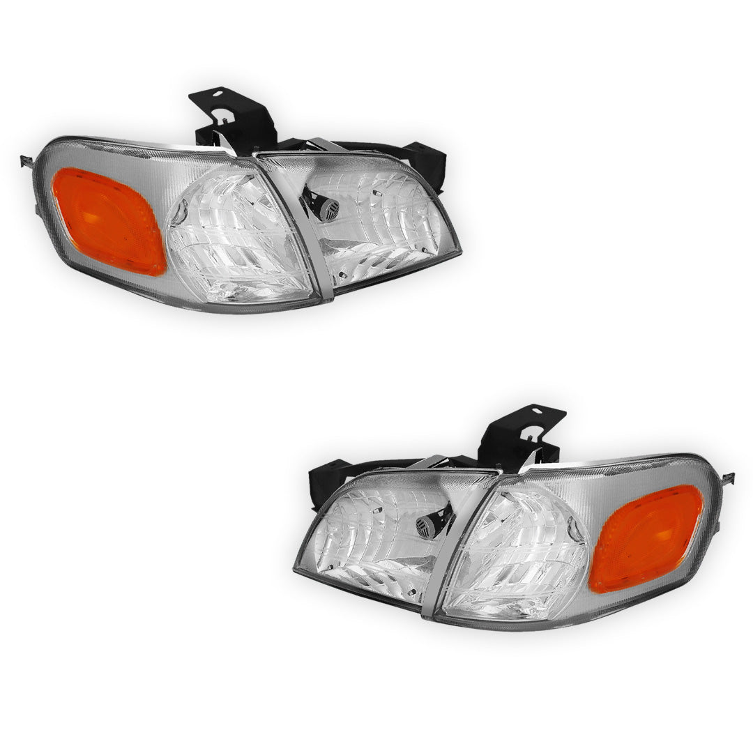 Oldsmobile Silhouette (1997 - 2004) Replacement Headlights and Corner Lights LH + RH
