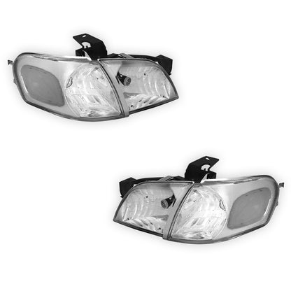 Oldsmobile Silhouette (1997 - 2004) Replacement Headlights and Corner Lights LH + RH