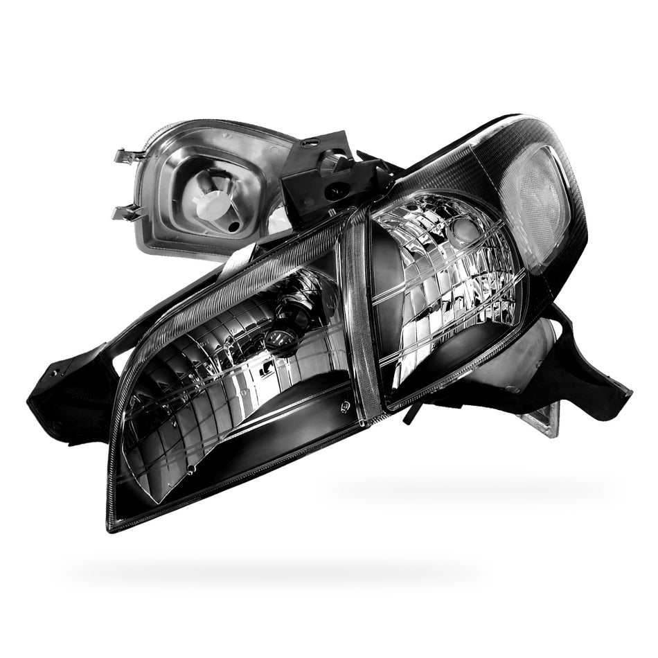 Pontiac Montana (1999 - 2005) Replacement Headlights and Corner Lights LH + RH