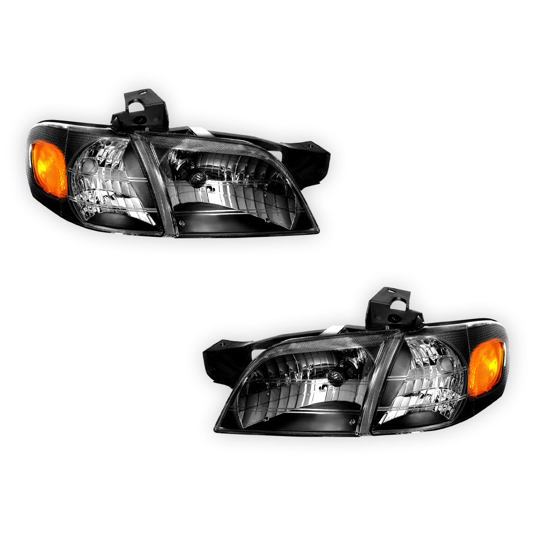 Pontiac Trans Sport (1997 - 1999) Replacement Headlights and Corner Lights LH + RH