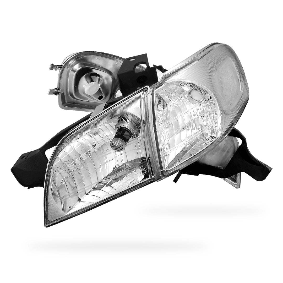 Pontiac Trans Sport (1997 - 1999) Replacement Headlights and Corner Lights LH + RH