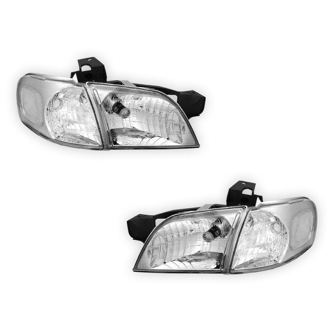 Pontiac Trans Sport (1997 - 1999) Replacement Headlights and Corner Lights LH + RH