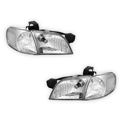 Pontiac Trans Sport (1997 - 1999) Replacement Headlights and Corner Lights LH + RH