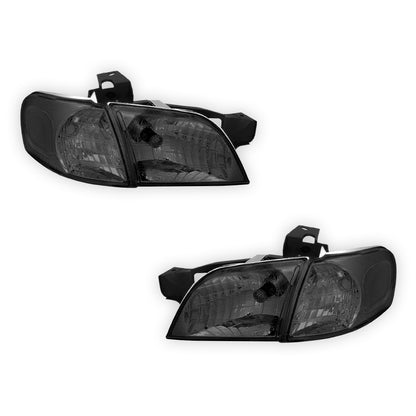 Pontiac Trans Sport (1997 - 1999) Replacement Headlights and Corner Lights LH + RH
