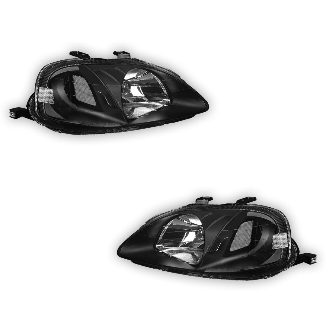 Honda Civic (1999 - 2000) Type-R Replacement Headlights LH + RH