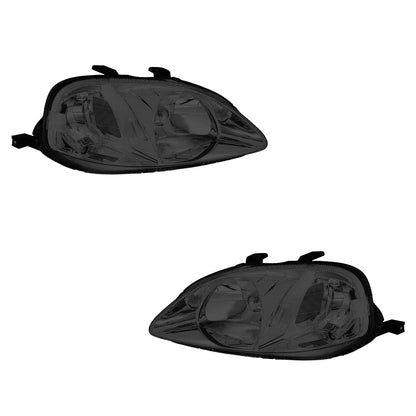 Honda Civic (1999 - 2000) Type-R Replacement Headlights LH + RH