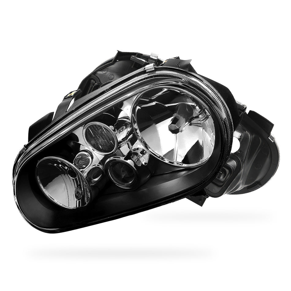 Volkswagen Golf (1999 - 2006) Replacement Headlights with Projector Fog Lamp LH + RH