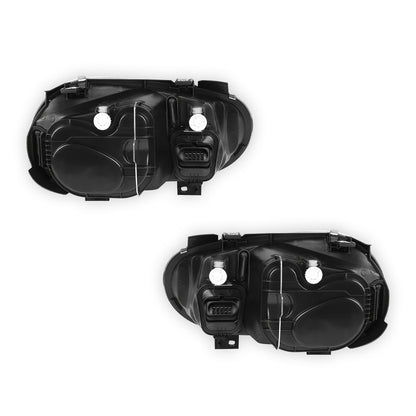 Volkswagen Golf (1999 - 2006) Replacement Headlights with Projector Fog Lamp LH + RH