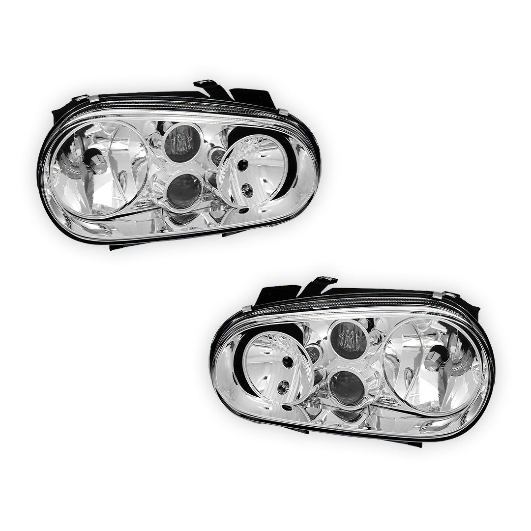 Volkswagen Cabrio (1999 - 2002) Replacement Headlights with Projector Fog Lamp LH + RH