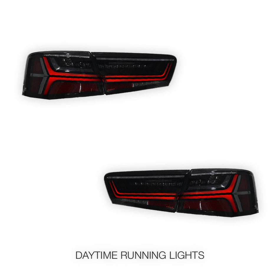 Audi A6 C7 (2011 - 2014) Sequential Full LED Stripe Tail Lights LH + RH