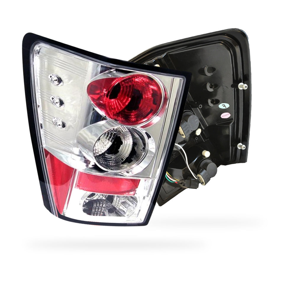 Jeep Grand Cherokee WH (2005 - 2010) Full Smoked Altezza Halogen Tail Lights LH + RH