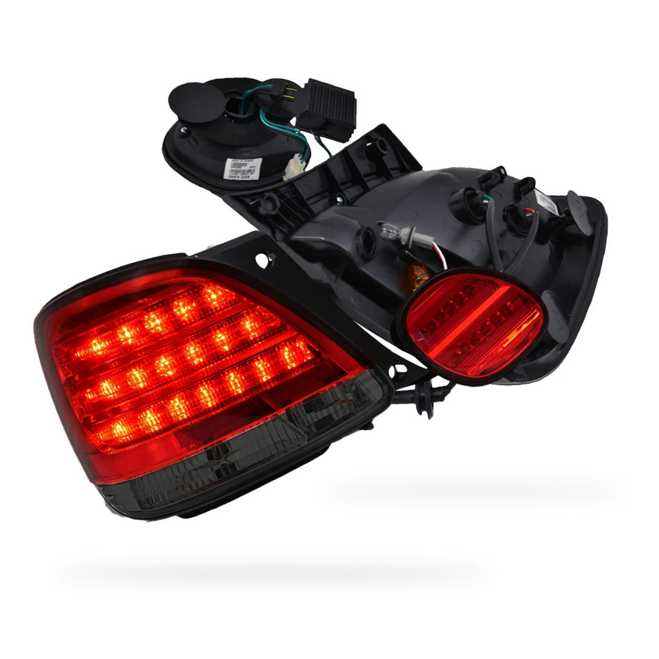 Lexus GS S160 (1998 - 2005) Smoked Red LED Tail Lights with Trunk Lights LH + RH