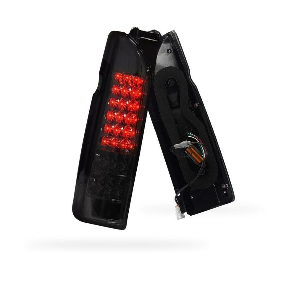 Toyota HiAce H200 (2005 - 2018) Smoked Black LED Tail Lights LH + RH