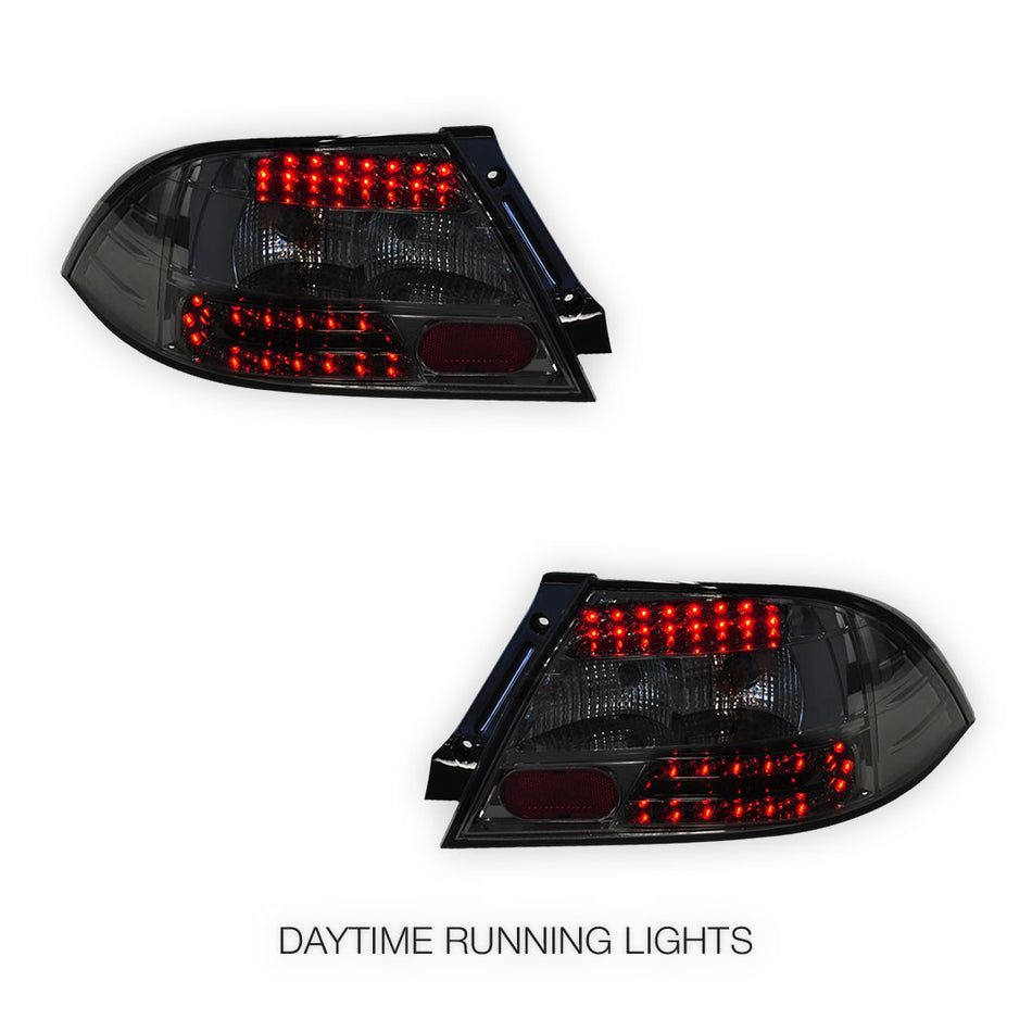 Mitsubishi Lancer CH (2003 - 2007) Full Smoked LED Tail Lights LH + RH