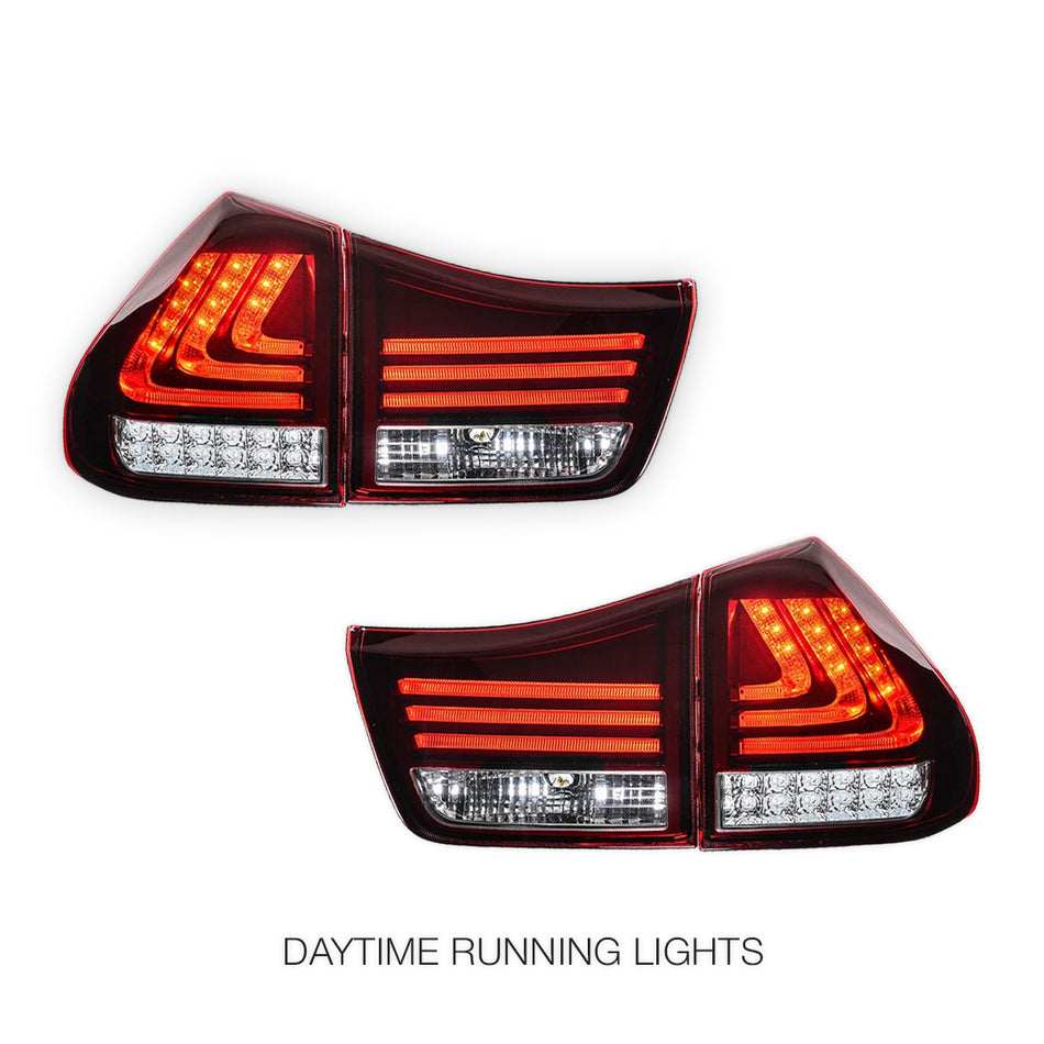 Lexus RX GSU / MCU / MHU (2003 - 2008) 3D LED Stripe Bar Tail Lights LH + RH