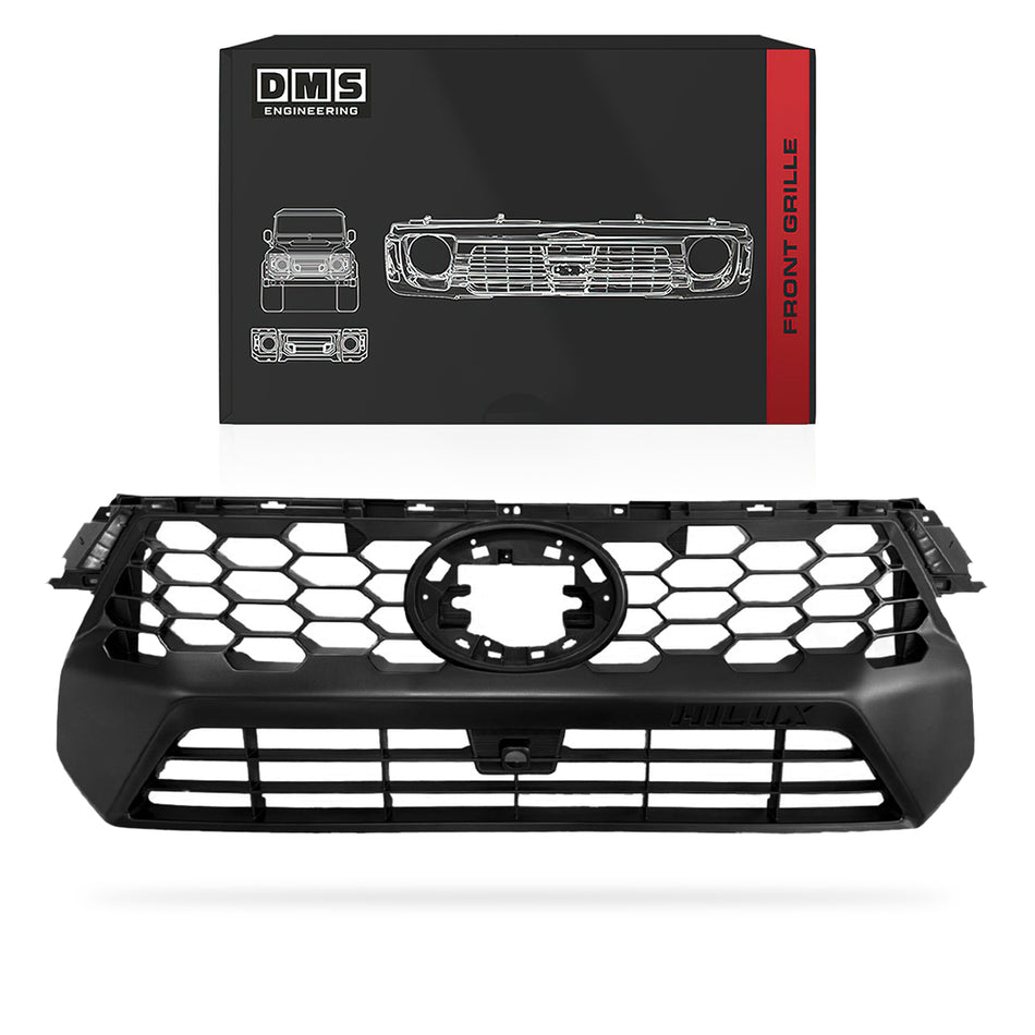 Toyota HiLux N80 (2024 - 2025) Genuine Black Grille Assembly with Camera