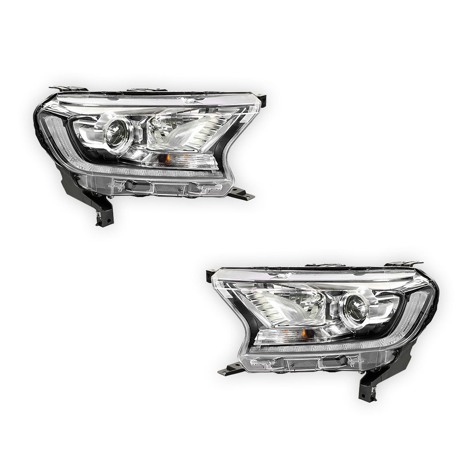 Ford Ranger PX MK3 (2018 - 2020) Genuine Headlights With daytime running light and projector LH + RH