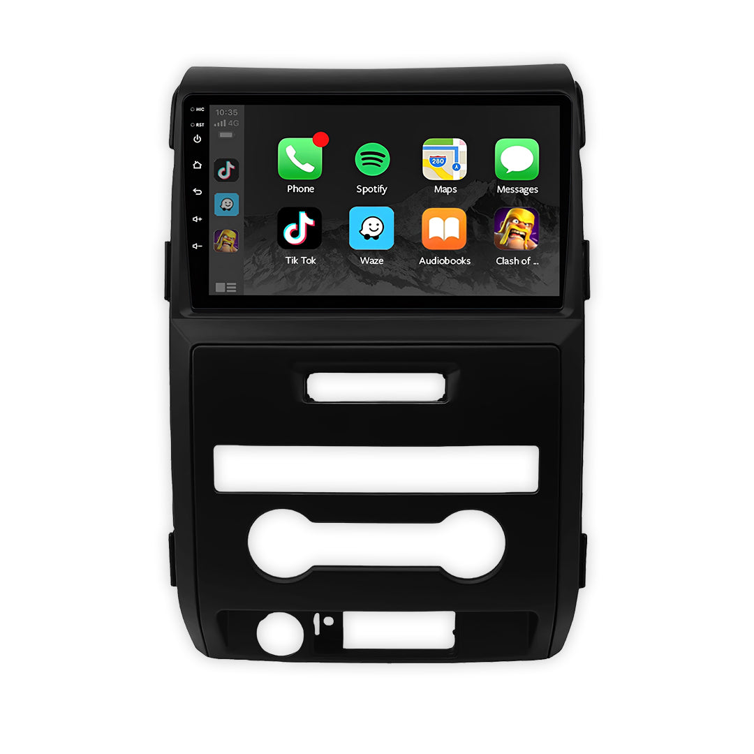 Ford F-150 (2009 - 2014) 9" Wireless Android 13 Car Stereo for Apple CarPlay / Android Auto