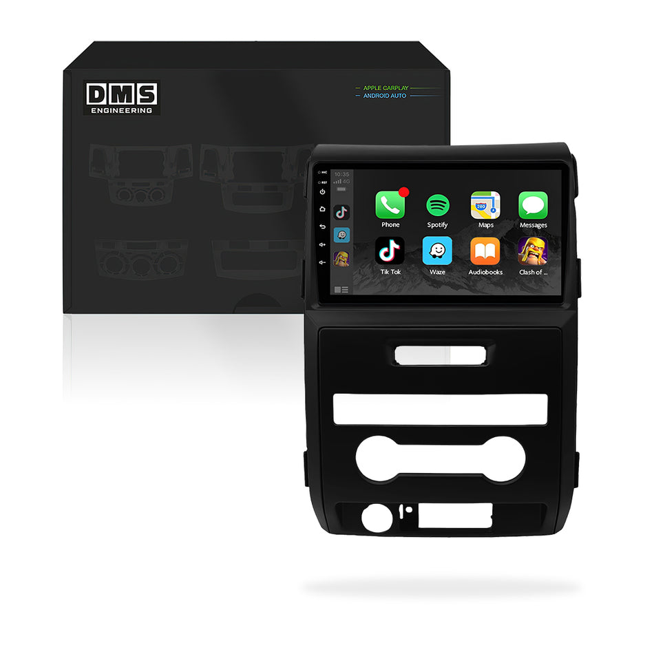 Ford F-150 (2009 - 2014) 9" Wireless Android 13 Head Unit for Apple CarPlay / Android Auto