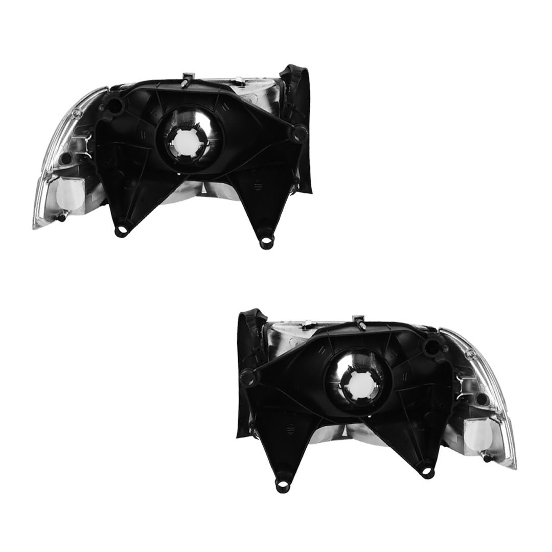 Dodge Dakota (1997 - 2004) Replacement Headlights and Bumper Lights LH + RH
