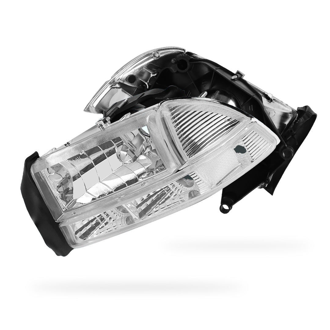 Dodge Durango (1998 - 2003) Replacement Headlights and Bumper Lights LH + RH