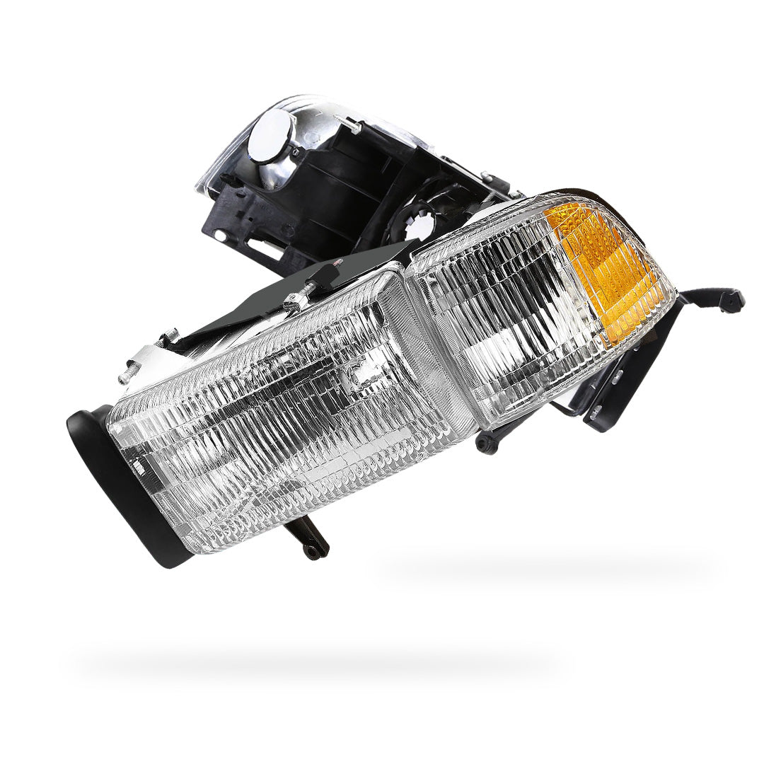 Dodge RAM 1500 (1994 - 2001) Replacement Headlights and Corner Lights LH + RH