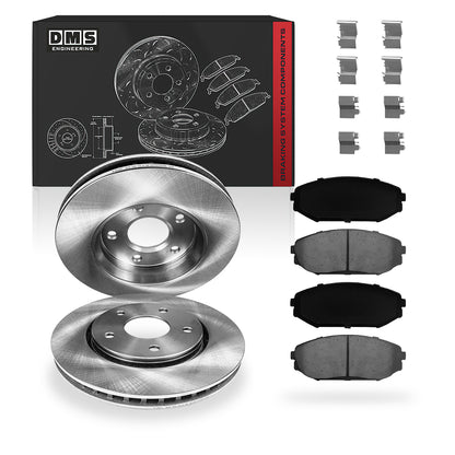 Acura MDX (2001 - 2002) Front and Rear Standard Brake Rotors and Brake Pads LH + RH