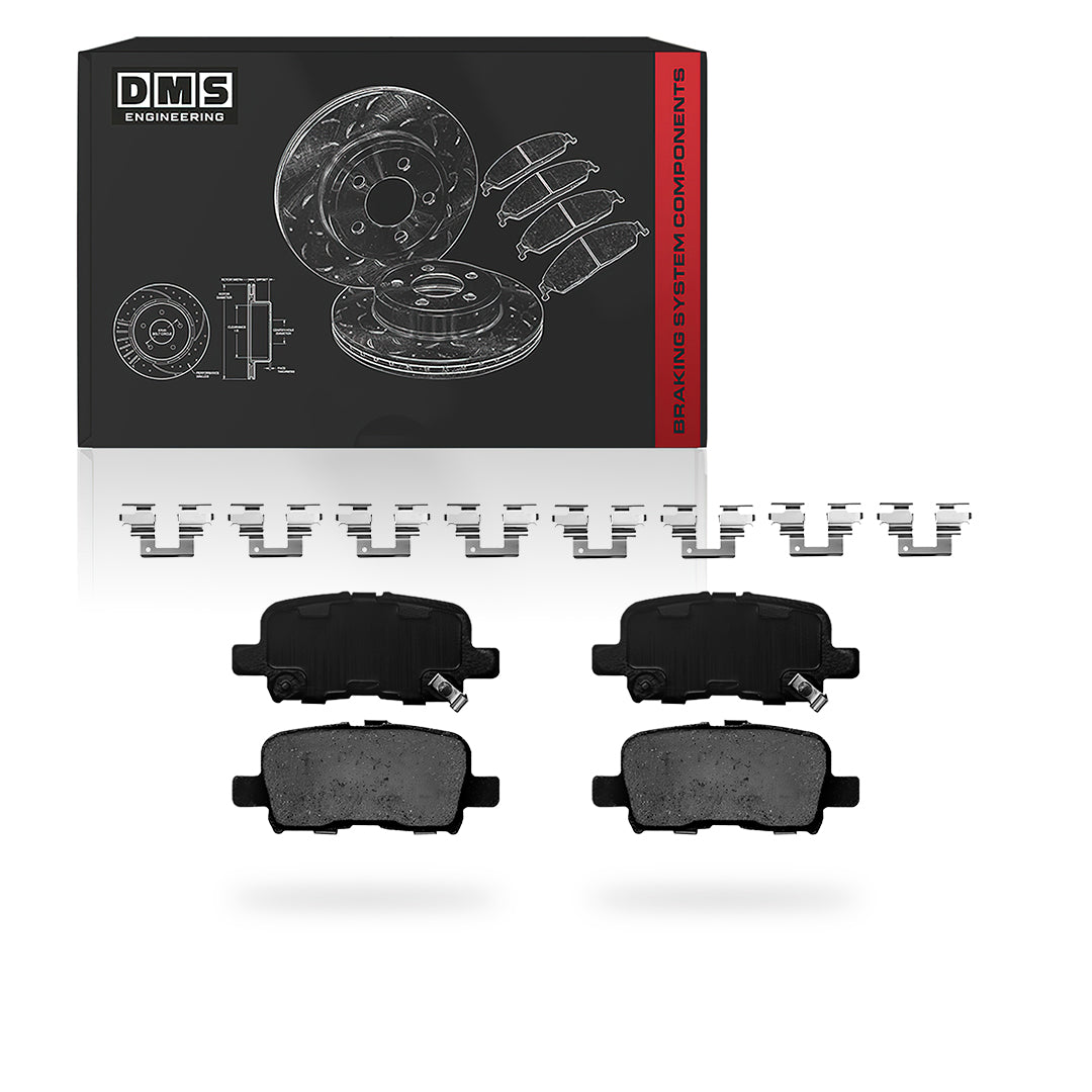 Acura MDX (2001 - 2002) Front and Rear Standard Brake Rotors and Brake Pads LH + RH