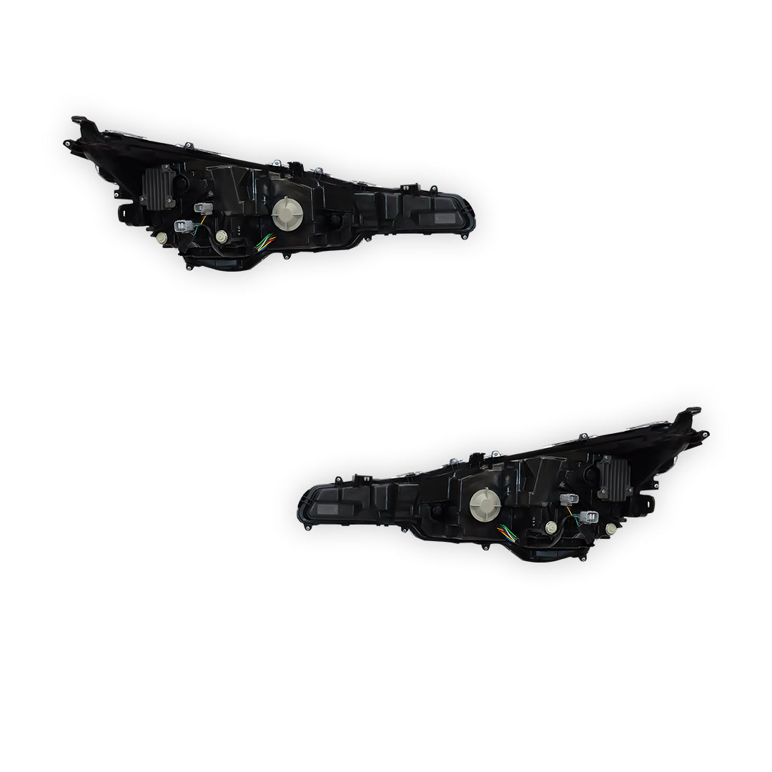 Toyota Corolla (2020 - 2024) LED DRL Black Replacement Headlights LH + RH