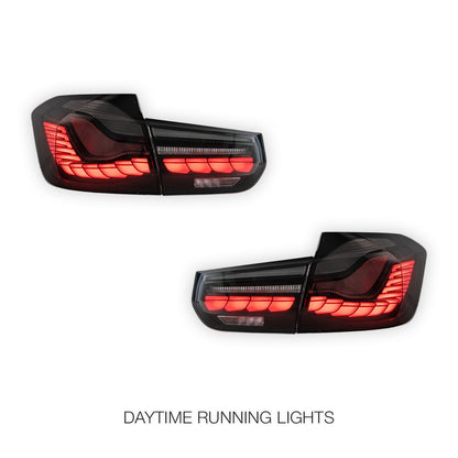 BMW 3-Series F30 / F35 / F80 (2012 - 2018) Sequential Smoked LED Inner and Outer Tail Lights LH + RH