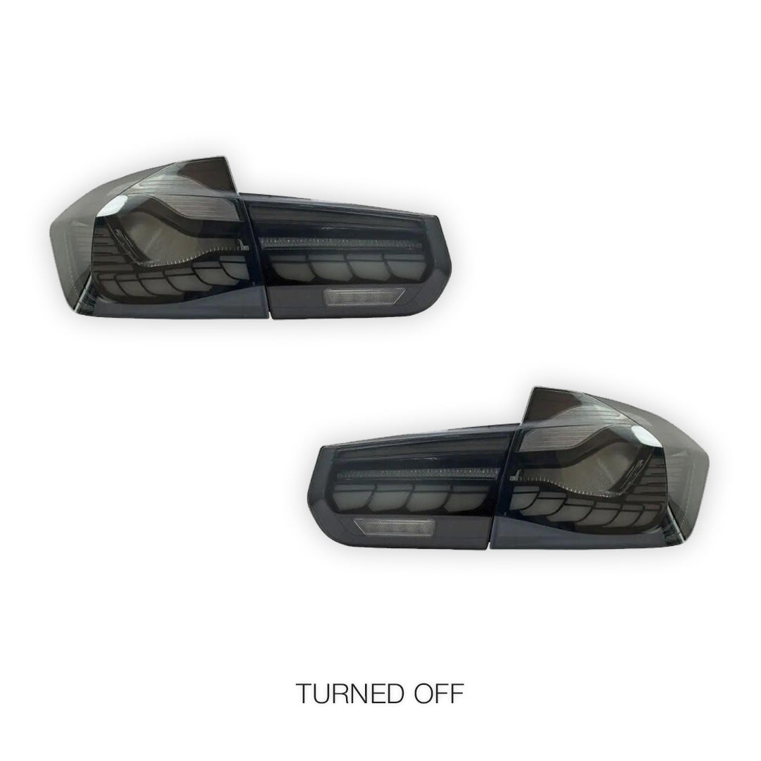 BMW 3-Series F30 / F35 / F80 (2012 - 2018) Sequential Smoked LED Inner and Outer Tail Lights LH + RH