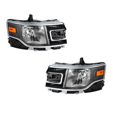 Ford Flex (2013 - 2019) Replacement Headlights with LED Side Marker Light LH + RH