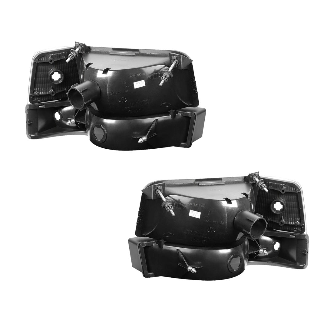 Ford F-150 (1992 - 1996) Replacement Headlights and Bumper Lights LH + RH