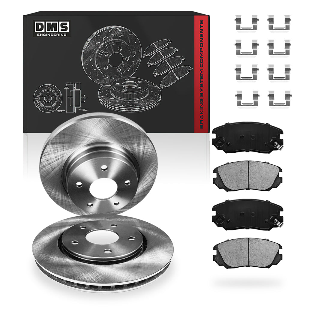 Buick Regal Premium / GS (2013 - 2017) Front and Rear Standard Brake Rotors and Brake Pads LH + RH