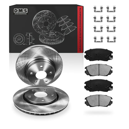 Buick Regal Premium / GS (2013 - 2017) Front and Rear Standard Brake Rotors and Brake Pads LH + RH
