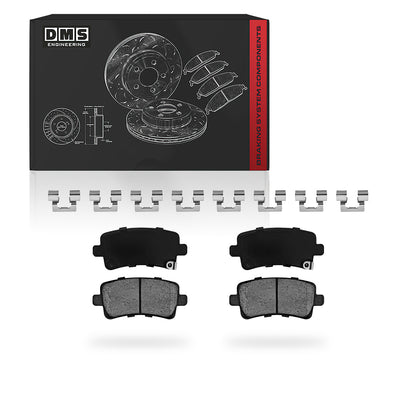 Buick Regal Premium / GS (2013 - 2017) Front and Rear Standard Brake Rotors and Brake Pads LH + RH