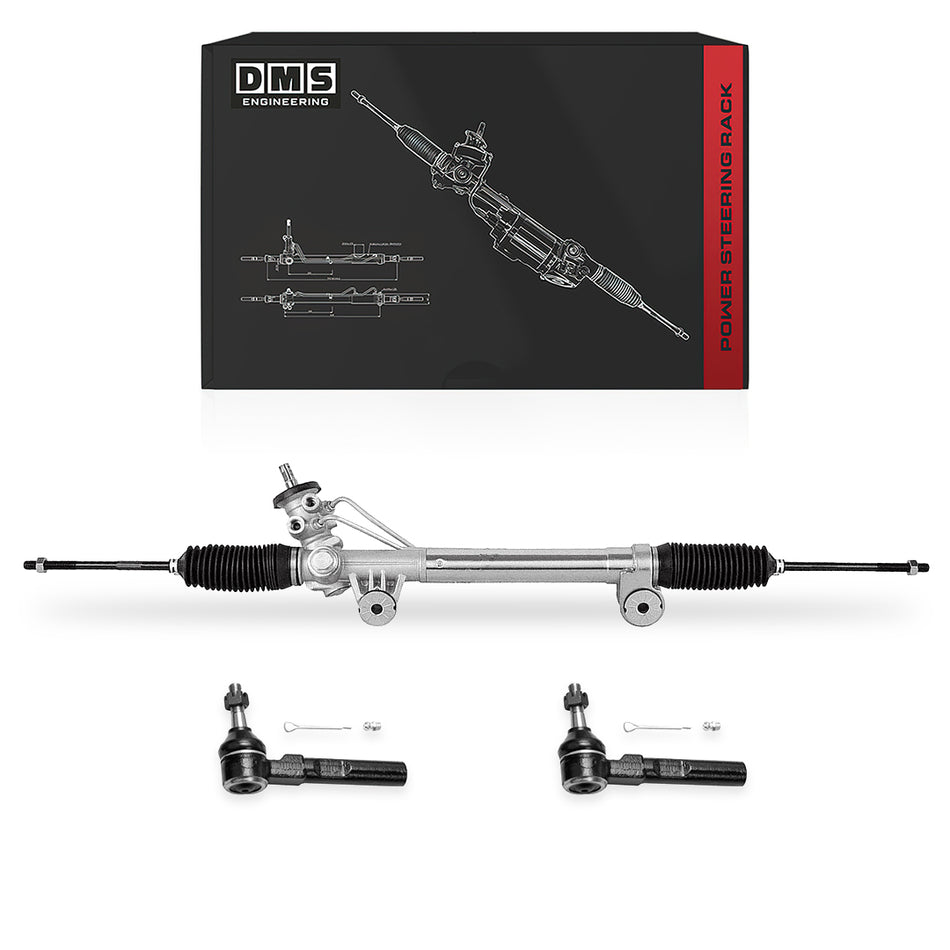 Chevrolet Silverado 1500 Classic (2007) Power Steering Rack + Outer Tie Rods