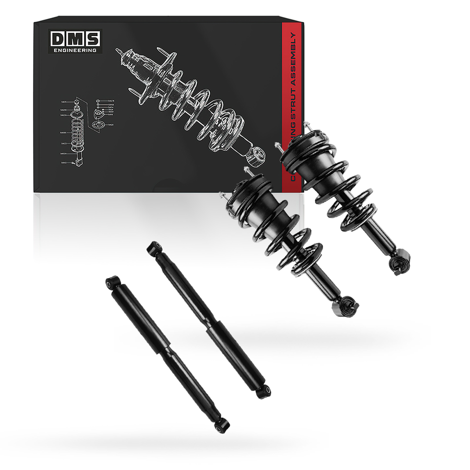 Chevrolet Avalanche LT / LTZ / Black Diamond Edition (2007-2013) Front & Rear Shock Absorbers and Struts LH + RH