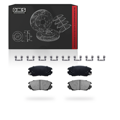 GMC Terrain Denali / SLE / SLT (2010 - 2017) Front and Rear Standard Brake Rotors and Brake Pads LH + RH