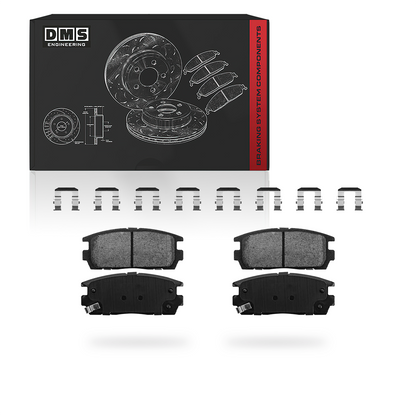 GMC Terrain Denali / SLE / SLT (2010 - 2017) Front and Rear Standard Brake Rotors and Brake Pads LH + RH