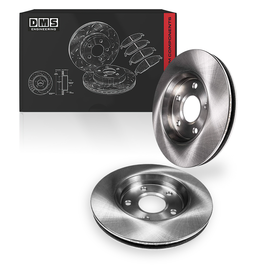 GMC Terrain Denali / SLE / SLT (2010 - 2017) Front and Rear Standard Brake Rotors and Brake Pads LH + RH